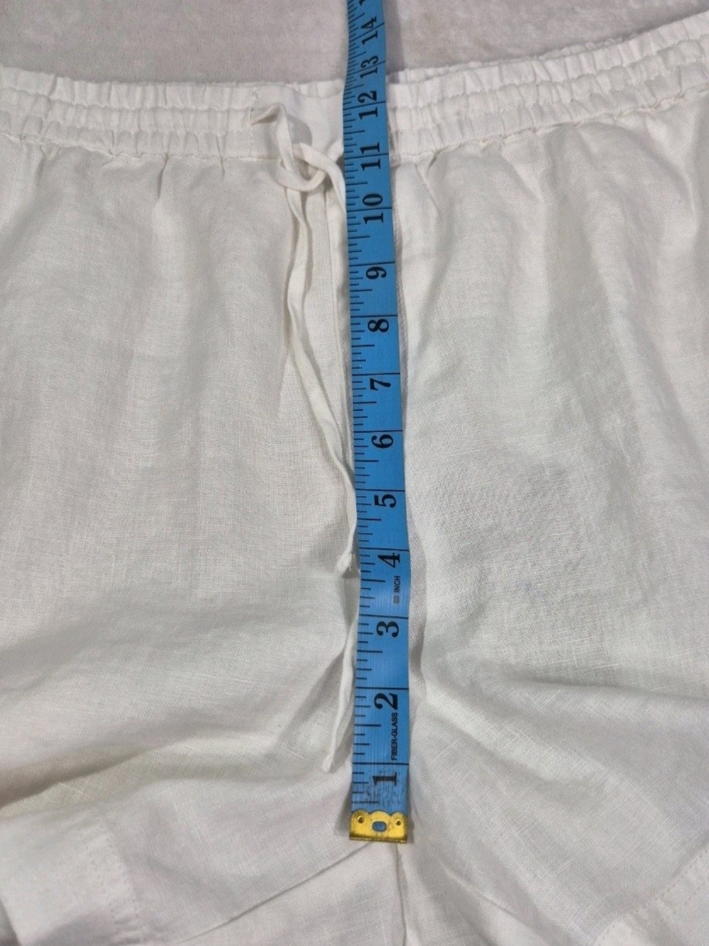 Tommy Bahama Linen Shorts Womens Size L Large Two Palms High-Rise White NWT 65 - Picture 8 of 12